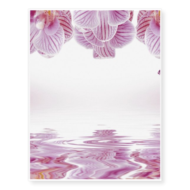 Orchid Temporary Tattoos (Front)