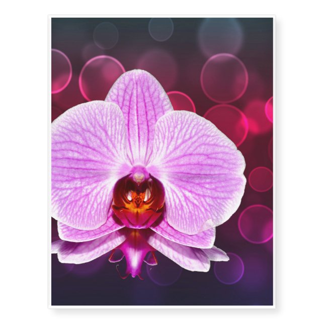 Orchid Temporary Tattoos (Front)