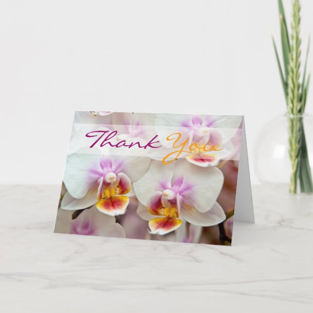 Orchid • Thank You Card (Front)