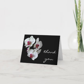 orchid thank you card