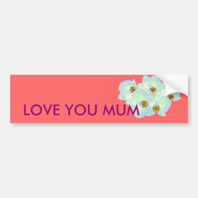 Orchid The MUSEUM Zazzle Gifts Zurich 2000 Bumper Sticker (Front)