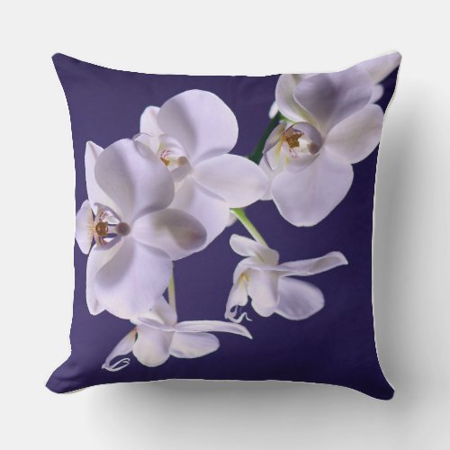 Orchid Throw Pillow