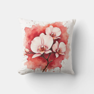 Orchid Throw Pillow