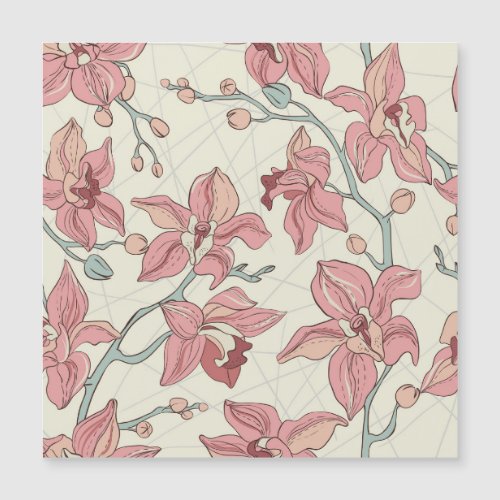 Orchid Vintage Pattern Elegant Paper