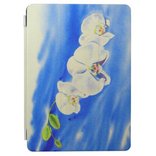 Orchid Watercolor painting breeze Clouds iPad Air Cover