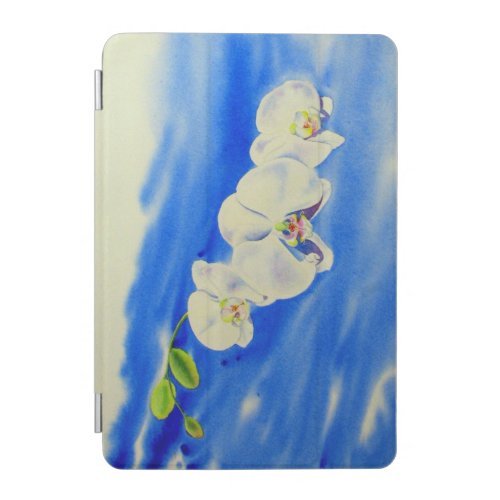 Orchid Watercolor painting breeze Clouds iPad Mini Cover