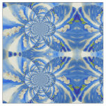 Orchid Watercolor painting, Clouds Mandala Fabric