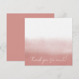 Orchid Watercolor Thank You Card