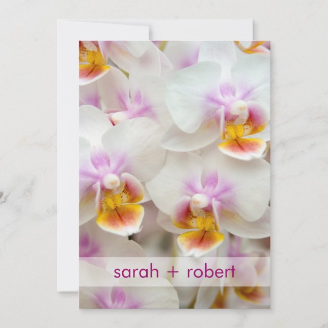 Orchid • Wedding Invitation (Front)