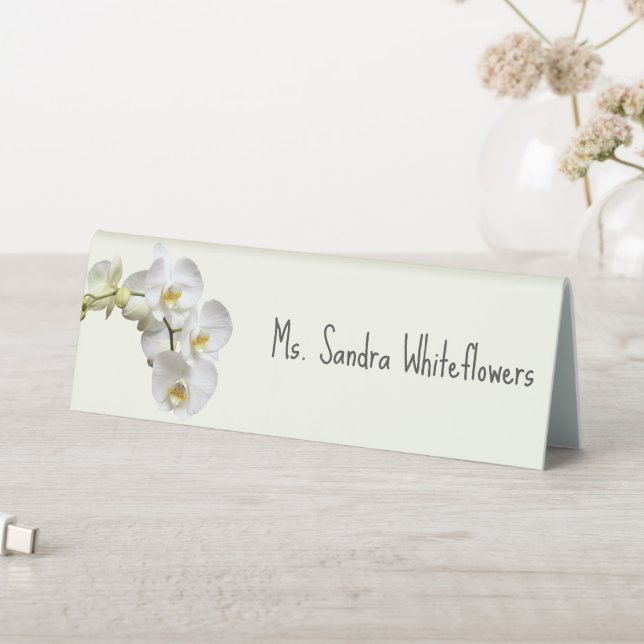 Orchid Wedding Place Card Seating With Name Table Tent (In SItu (Table))
