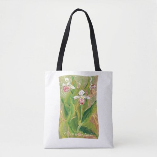 Orchid When is the dance Shoulder Tote
