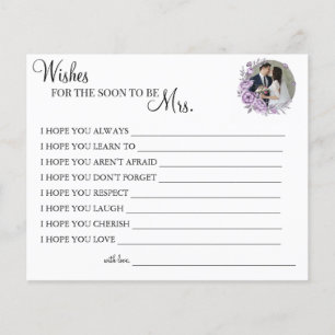 Orchid Wishes for the Soon to be Mrs card Flyer