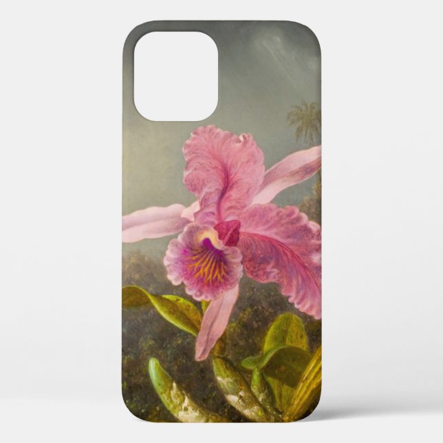 Orchid with Two Hummingbirds Heade Case-Mate iPhone Case (Back)