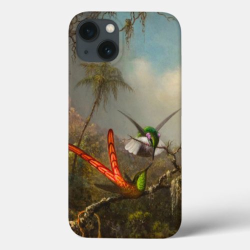 Orchid with Two Hummingbirds Heade iPhone 13 Case