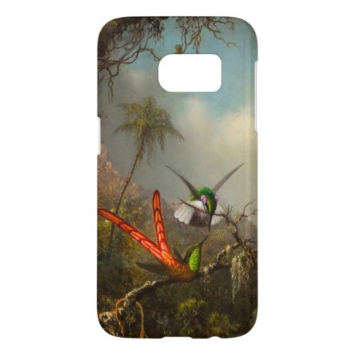 Orchid with Two Hummingbirds Heade Samsung Galaxy S7 Case