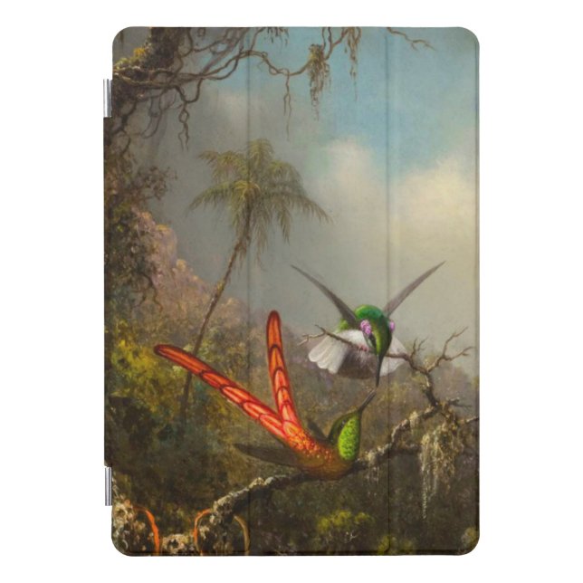 Orchid with Two Hummingbirds Heade iPad Pro Cover (Front)