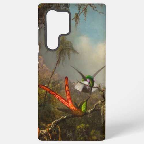 Orchid with Two Hummingbirds Heade Samsung Galaxy S22 Ultra Case