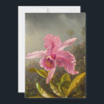 Orchid with Two Hummingbirds Heade Save The Date<br><div class="desc">Card featuring Martin Johnson Heade’s oil painting Orchid with Two Hummingbirds (1871). Two glorious hummingbirds perch next to a beautiful pink orchid. A good gift for hummingbird lovers and American art enthusiasts!</div>