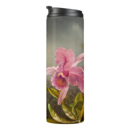 Orchid with Two Hummingbirds Heade Thermal Tumbler