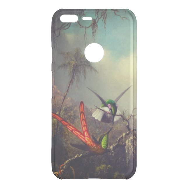 Orchid with Two Hummingbirds Heade Uncommon Google Pixel XL Case (Back)