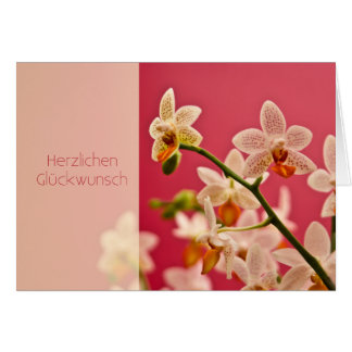 Orchidee • Geburtstagskarte Cards