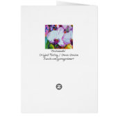 'Orchidoodle' Cards (Back)