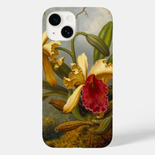 Orchids and Hummingbird Heade Case_Mate iPhone 14 Case