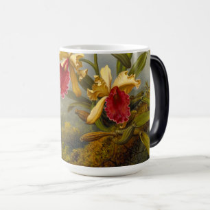 Orchids and Hummingbird Heade Color Morph Mug