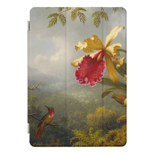 Orchids and Hummingbird Heade iPad Pro Cover (Front)