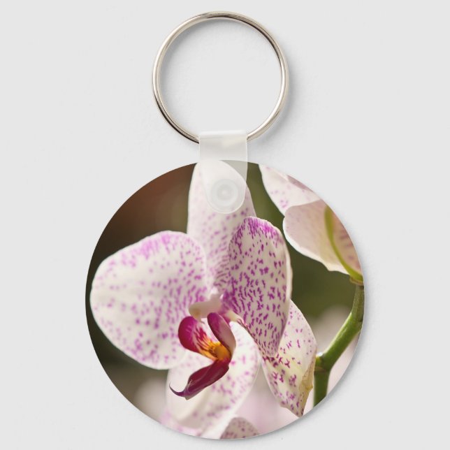 Orchids by Shirley Taylor Keychain (Front)