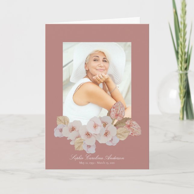 Orchids Celebration of Life Program (Front)