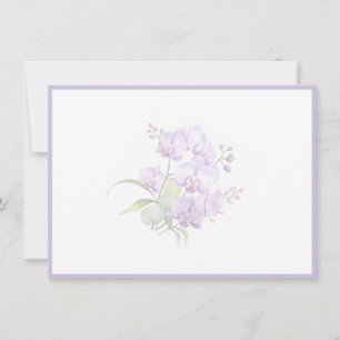 Orchids Flat Note Card