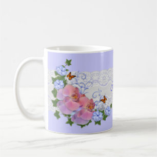 Orchids floral personalized Mug