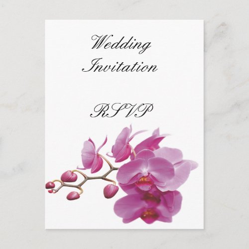 Orchids Inexpensive Wedding Packages Sets Kits Invitation Postcard