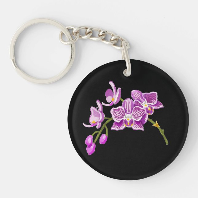Orchids Keychain (Front)