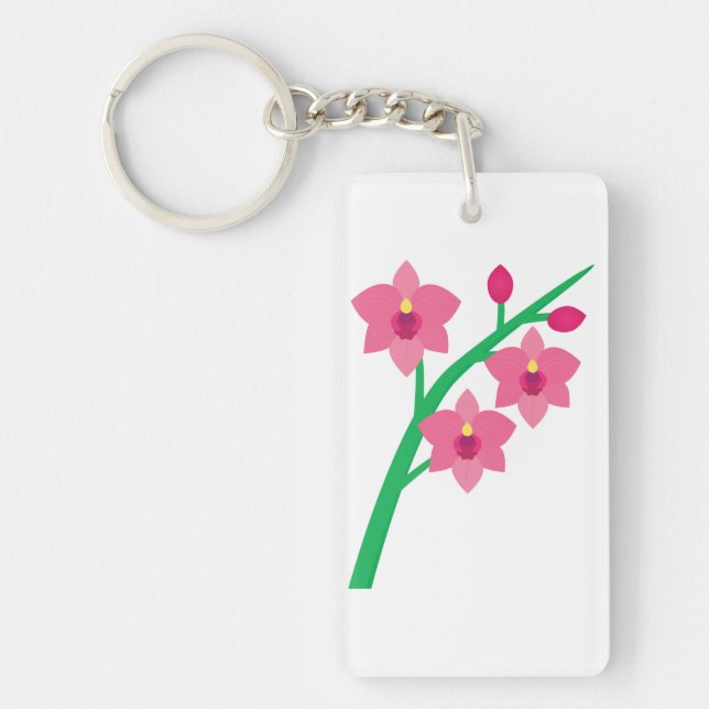 Orchids Keychain (Front)
