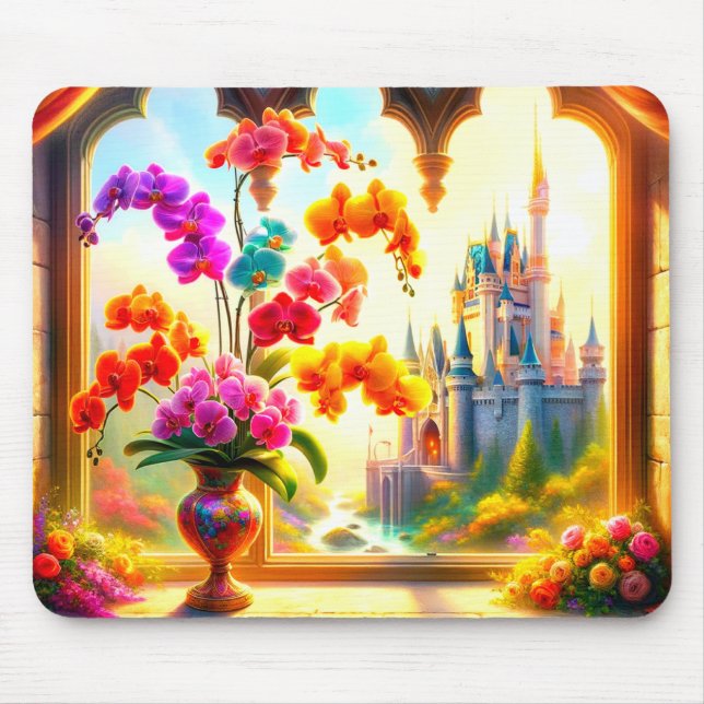 Orchids Mouse Pad (Front)