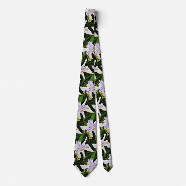 Orchids Neck Tie (Front)