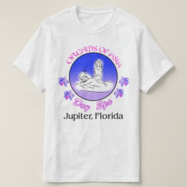 ORCHIDS OF ASIA DAY SPA JUPITER FLORIDA MASSAGE T-Shirt | Zazzle