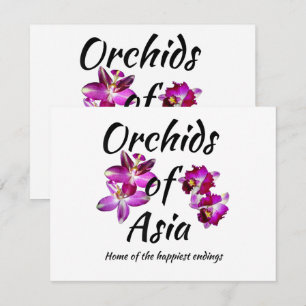 Orchids of Asia Invitation
