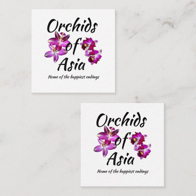 Orchids of Asia Note Card (Front/Back)