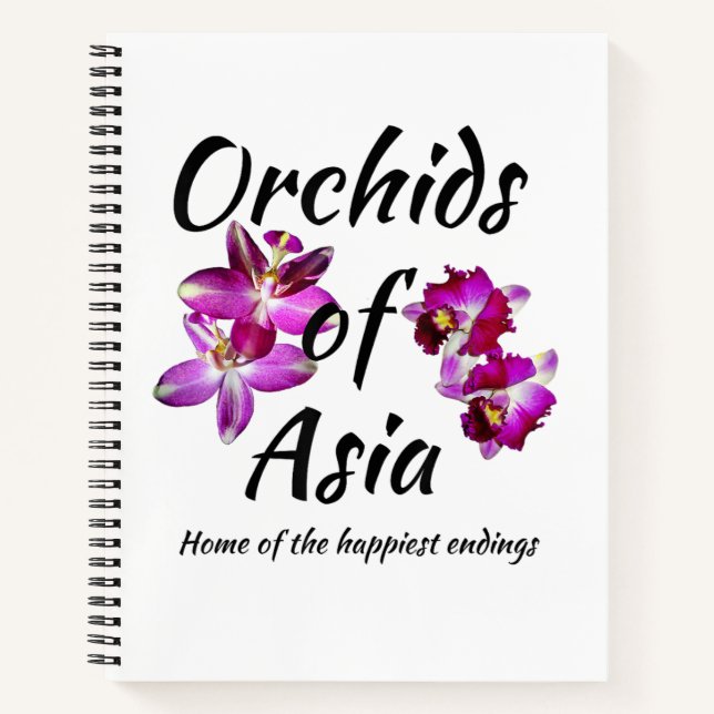 Orchids of Asia Notebook (Front)