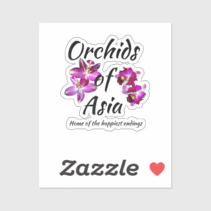 Orchids of Asia Sticker