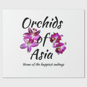Orchids of Asia Wrapping Paper