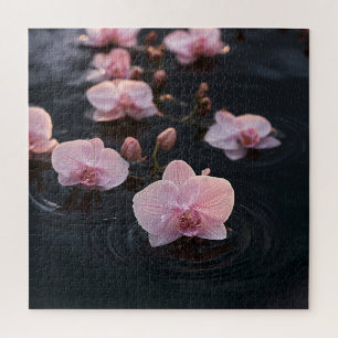 Orchids on Still Water Jigsaw Puzzle