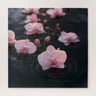 Orchids on Still Water Jigsaw Puzzle