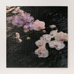 Orchids on Still Water Jigsaw Puzzle