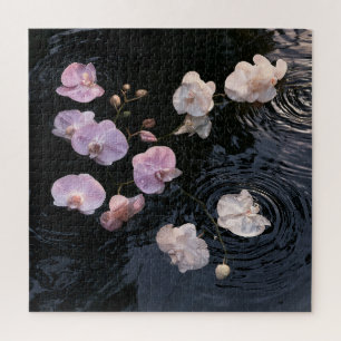 Orchids on Still Water Jigsaw Puzzle