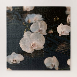 Orchids on Still Water Jigsaw Puzzle