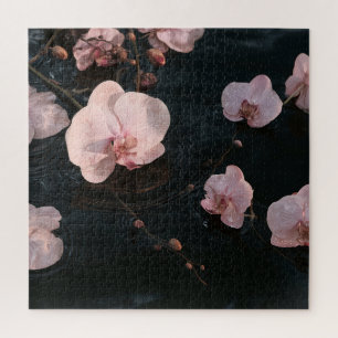Orchids on Still Water Jigsaw Puzzle